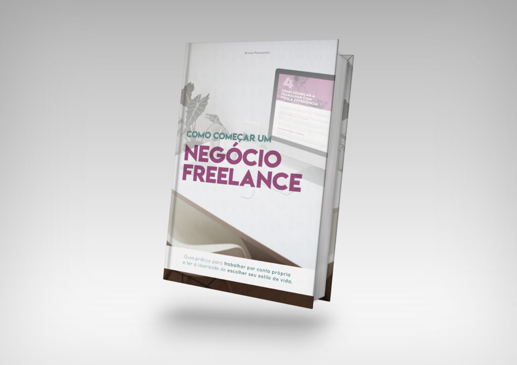 Saiba como montar um bom portfólio no e-book Como Começar um Negócio Freelance