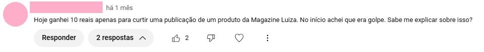 Pergunta do YouTube